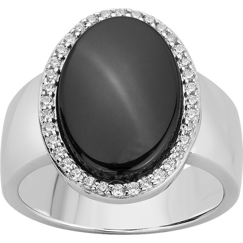 Bague Cristallin Phebus Femme en Argent
