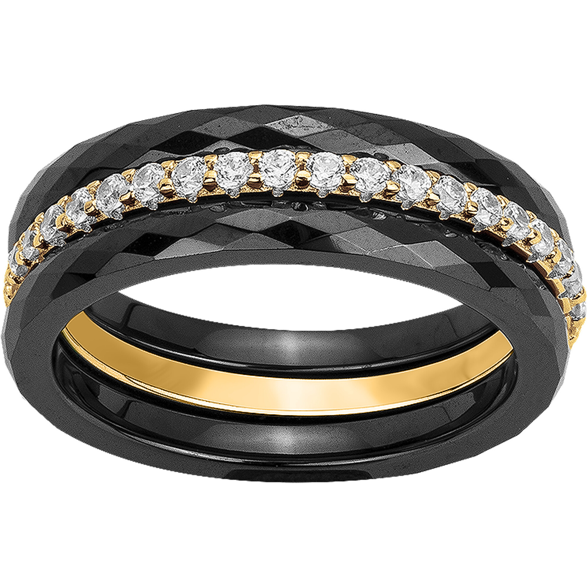 Bague Dentelle Phebus Femme en Plaqué Or