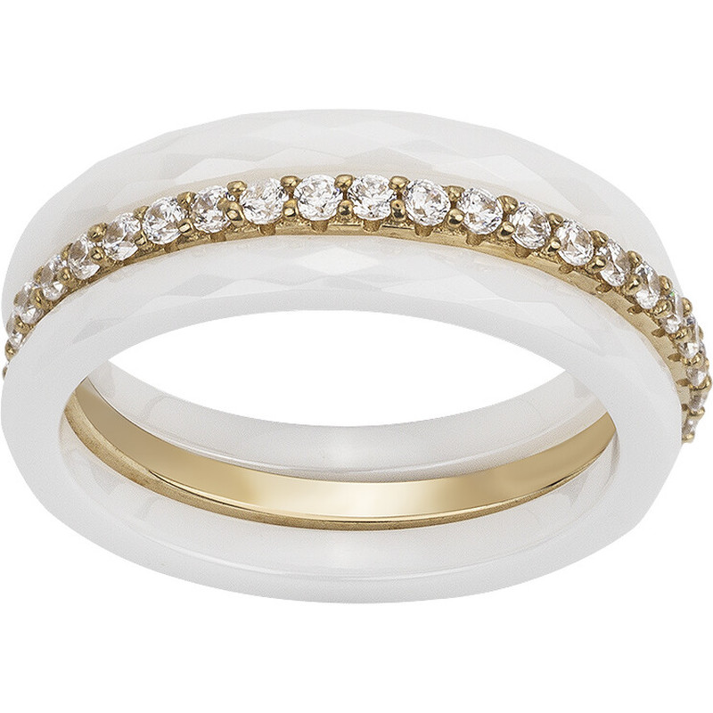 Bague Dentelle Phebus Femme en Plaqué Or