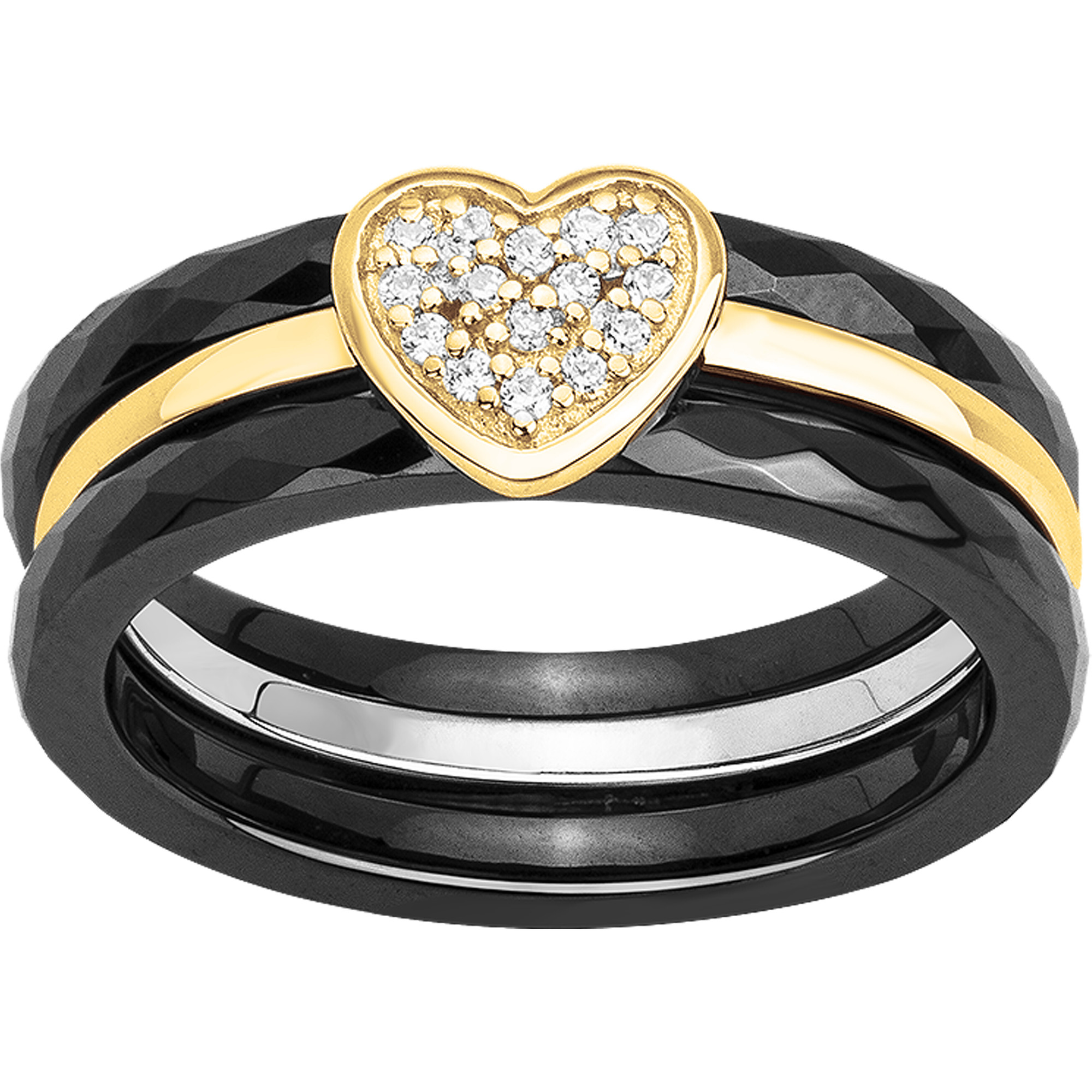 Bague Hispano Phebus Femme en Plaqué Or