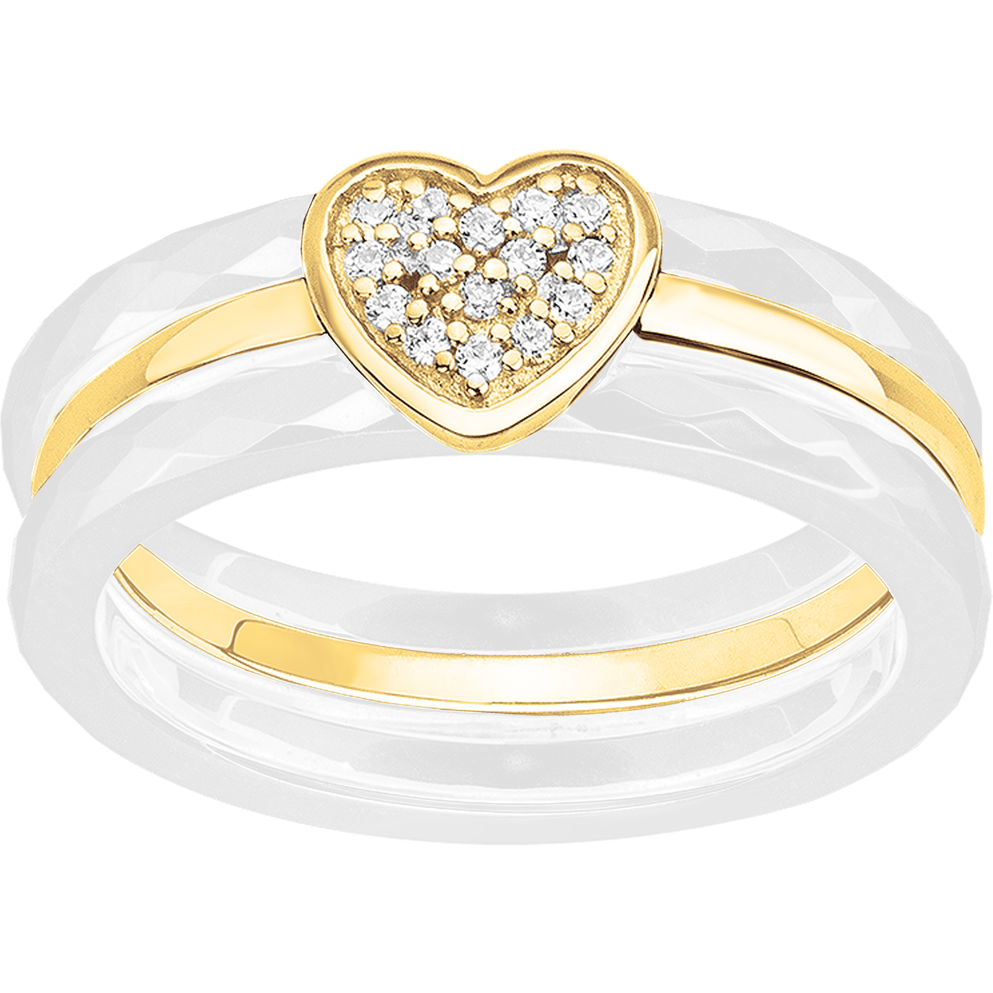 Bague Hispano Phebus Femme en Plaqué Or