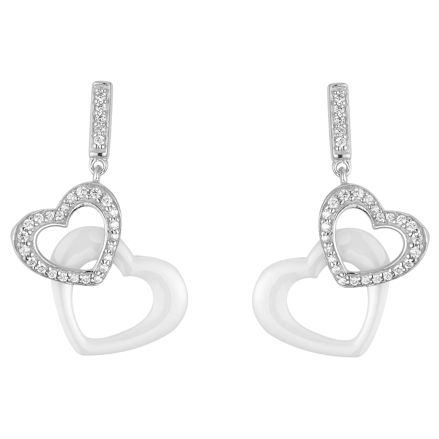 Boucles d'oreilles Obvara  Phebus Femme en Argent