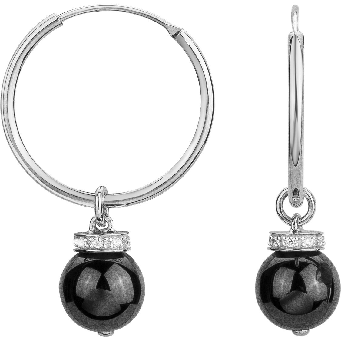 Boucles d'oreilles Palissy Phebus Femme en Argent