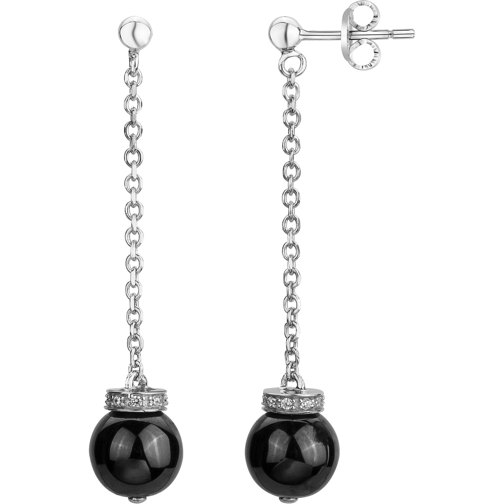 Boucles d'oreilles Palissy Phebus Femme en Argent