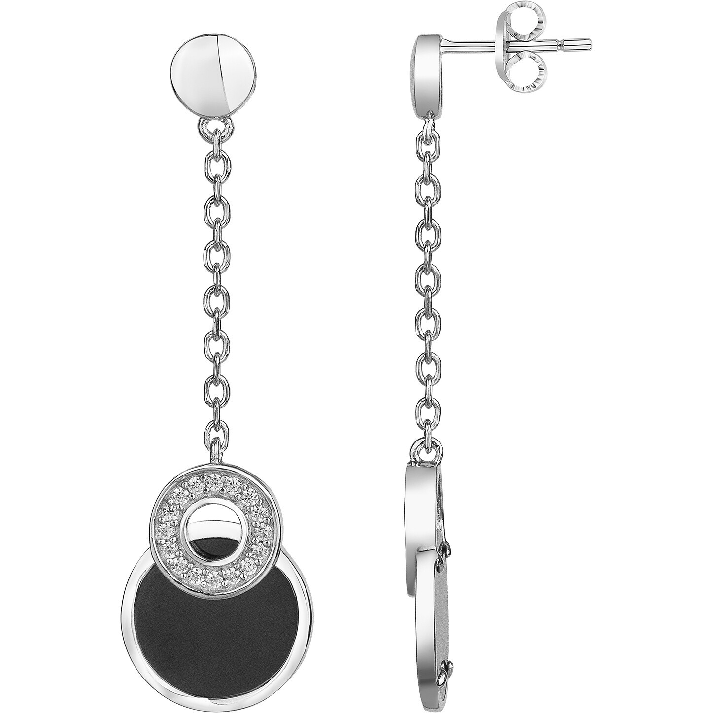 Boucles d'oreilles Aura Phebus Femme en Argent