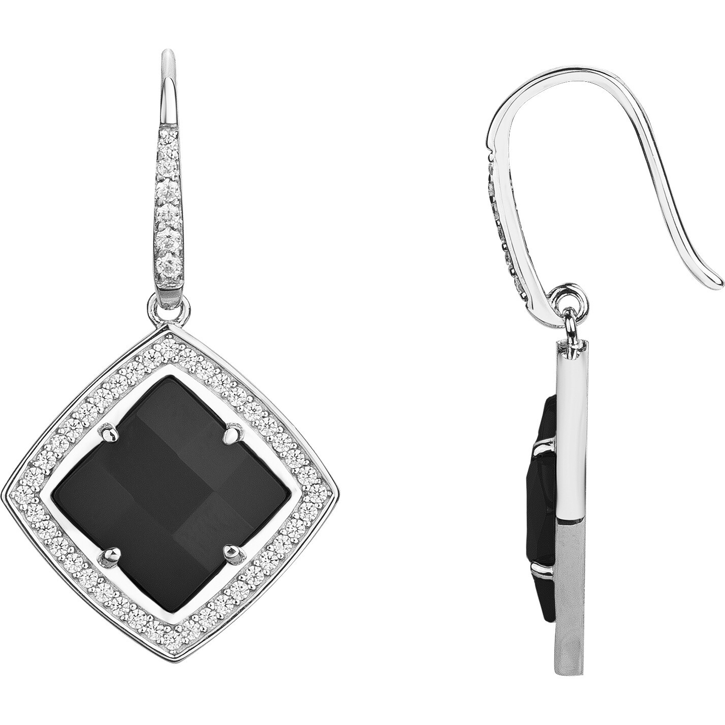 Boucles d'oreilles Grès Phebus Femme en Argent