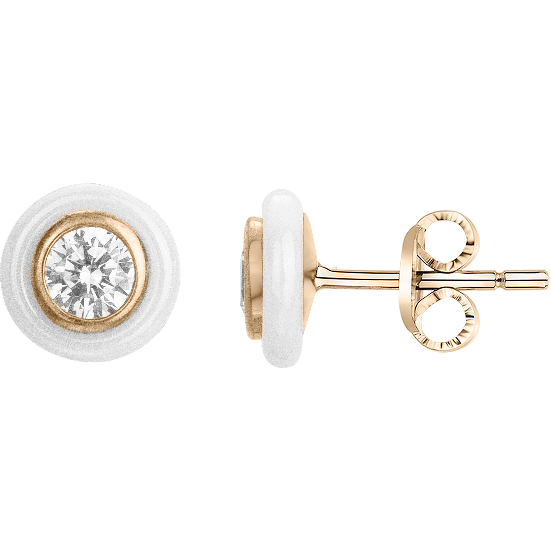 Boucles d'oreilles Gien Phebus Femme en Plaqué Or
