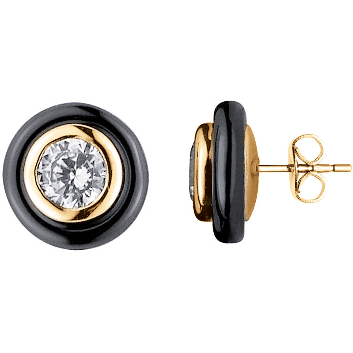 Boucles d'oreilles Gien Phebus Femme en Plaqué Or