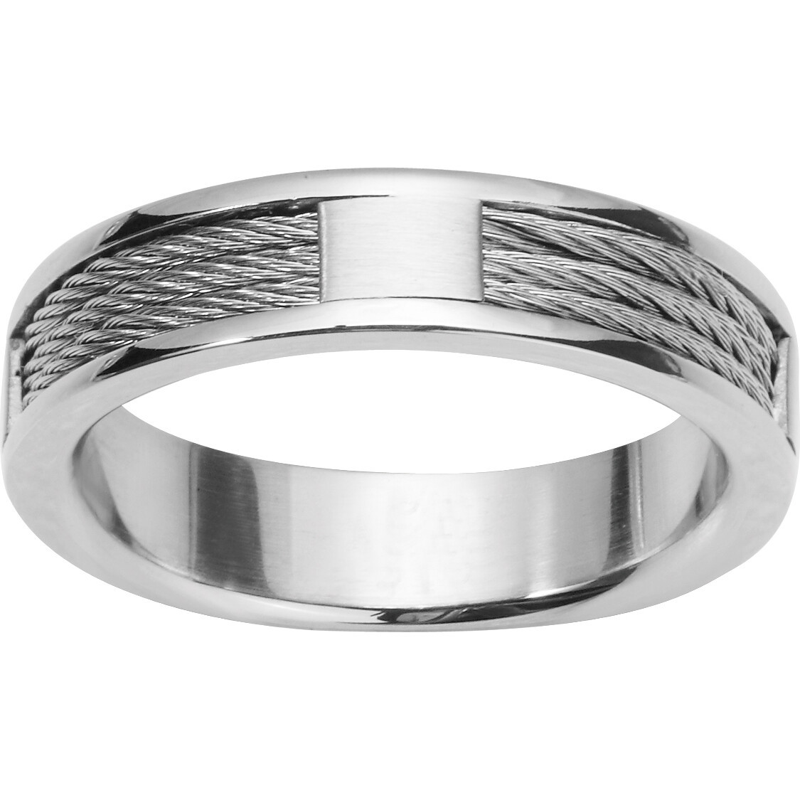 Bague Sasha Phebus Homme en Acier
