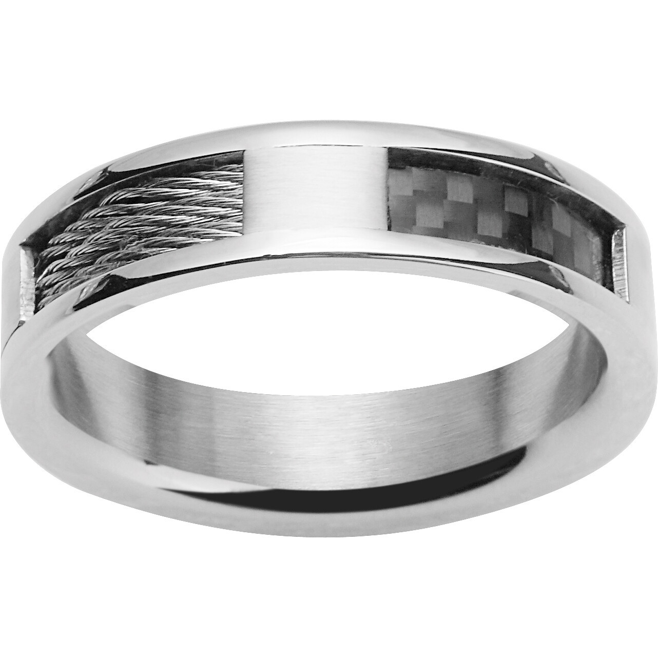 Bague Blaise Phebus Homme en Acier