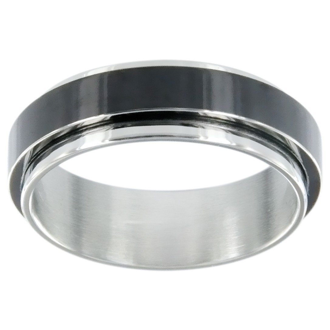 Bague Alfred Phebus Homme en Acier