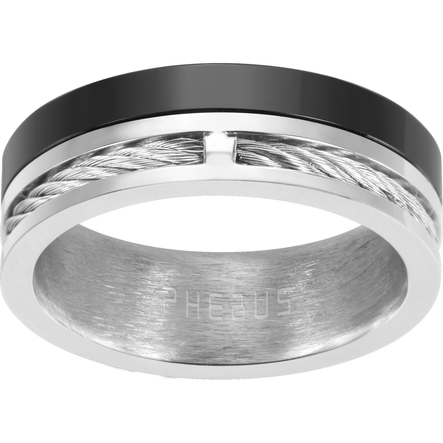 Bague Séko Phebus Homme en Acier