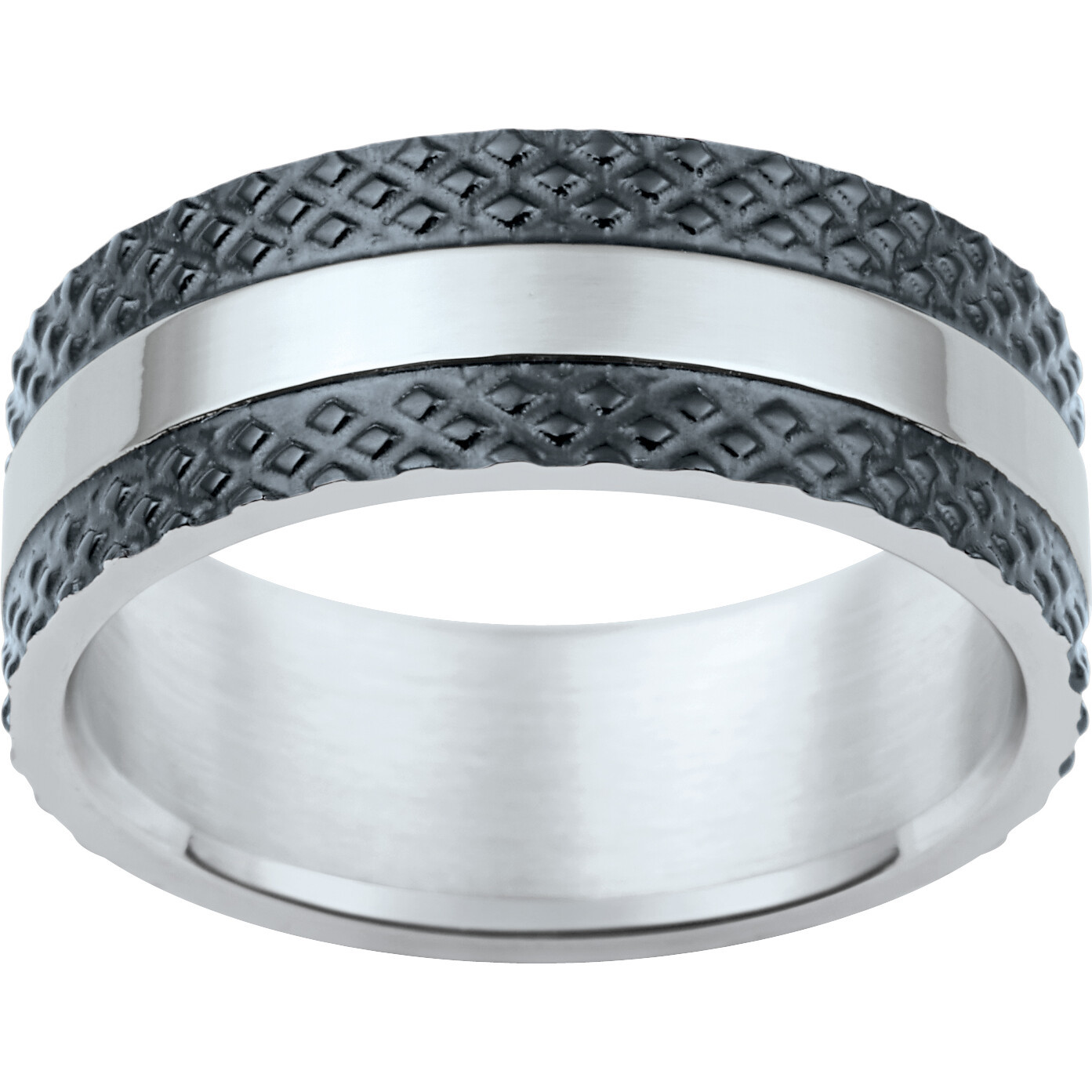 Bague Phebus Homme en Acier