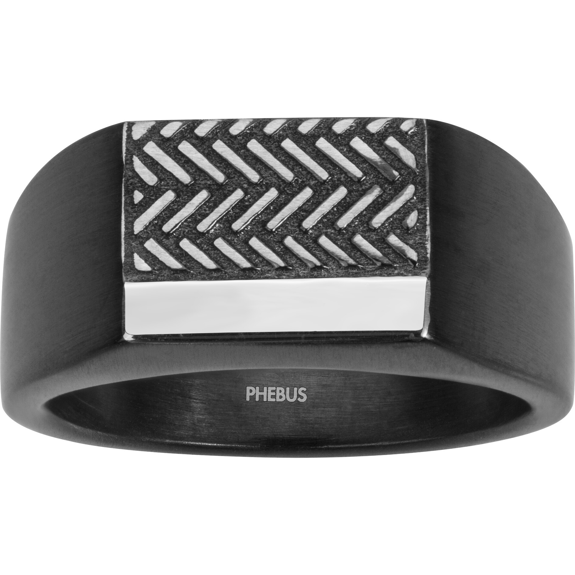 Bague Ignace Phebus Homme en Acier