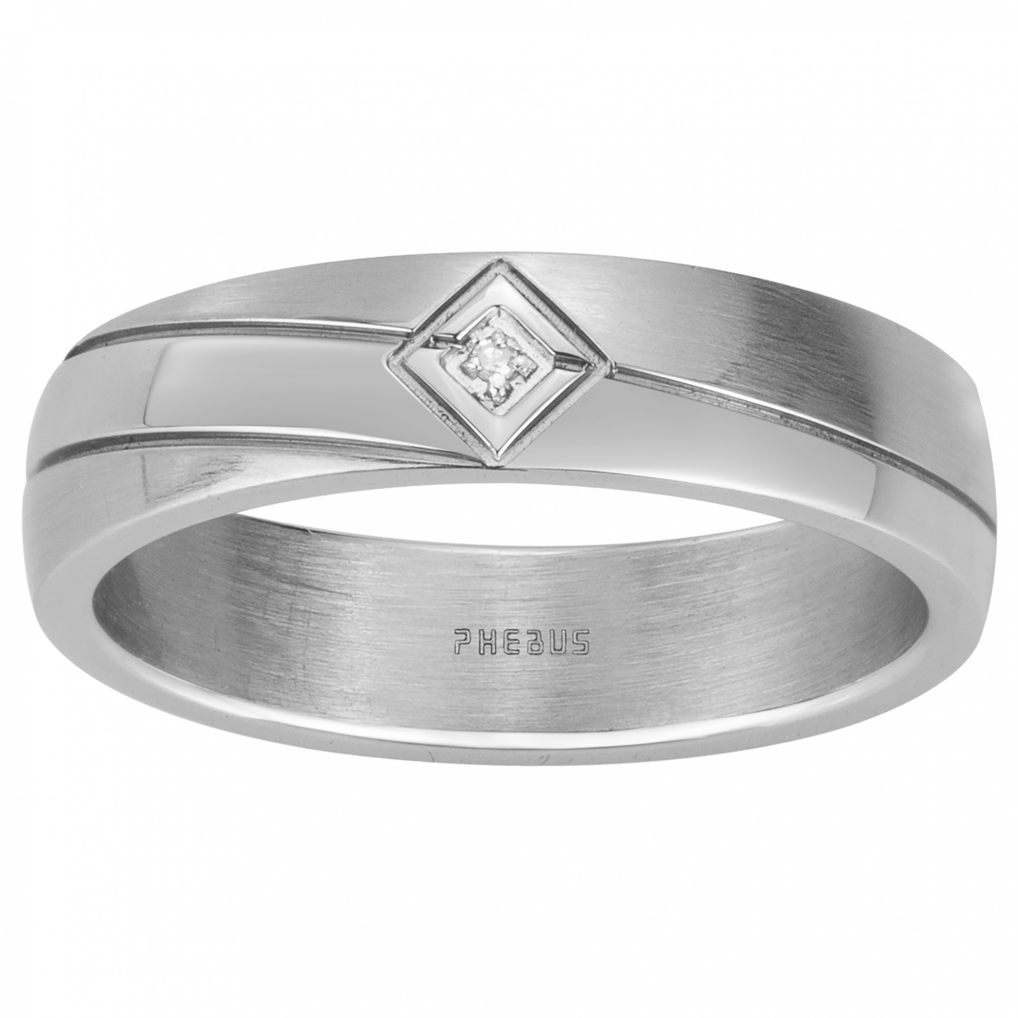 Bague Glodi Phebus Homme en Acier