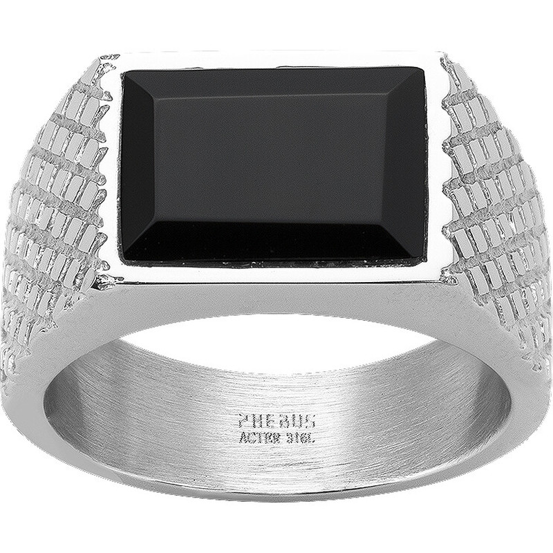 Bague Alban Phebus Homme en Acier