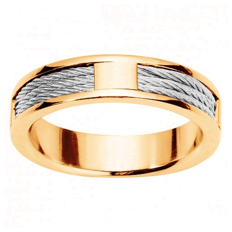 Bague Sasha Phebus Homme en Acier