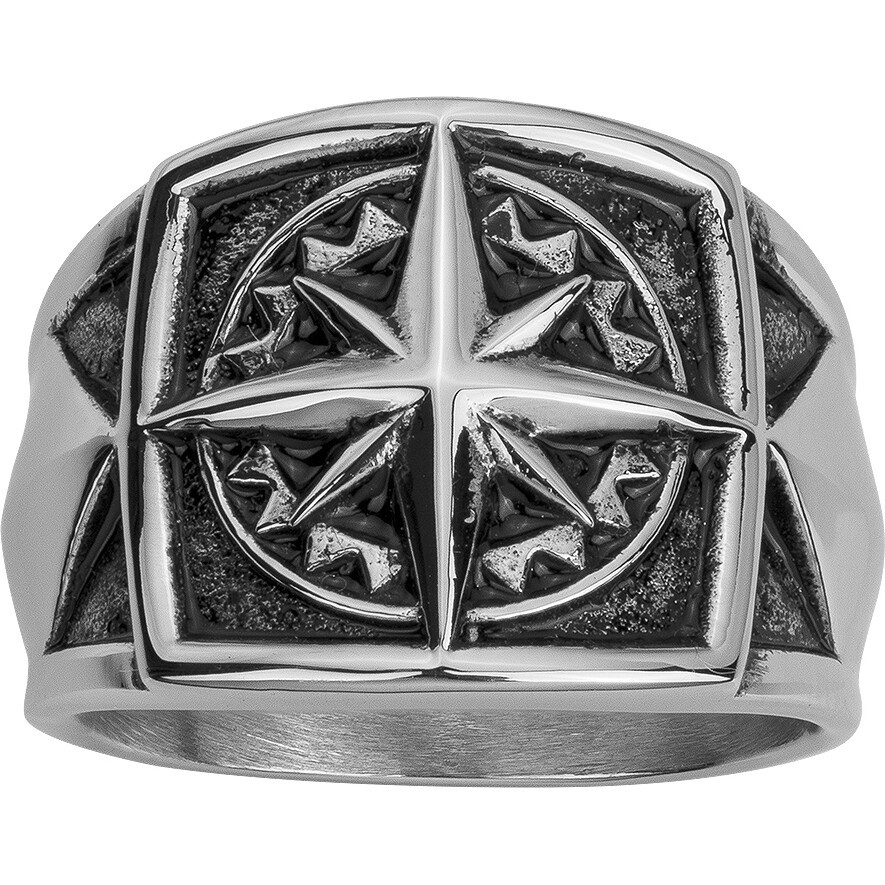 Bague Curtis Phebus Homme en Acier