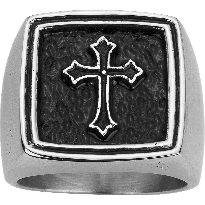 Bague Jin Phebus Homme en Acier