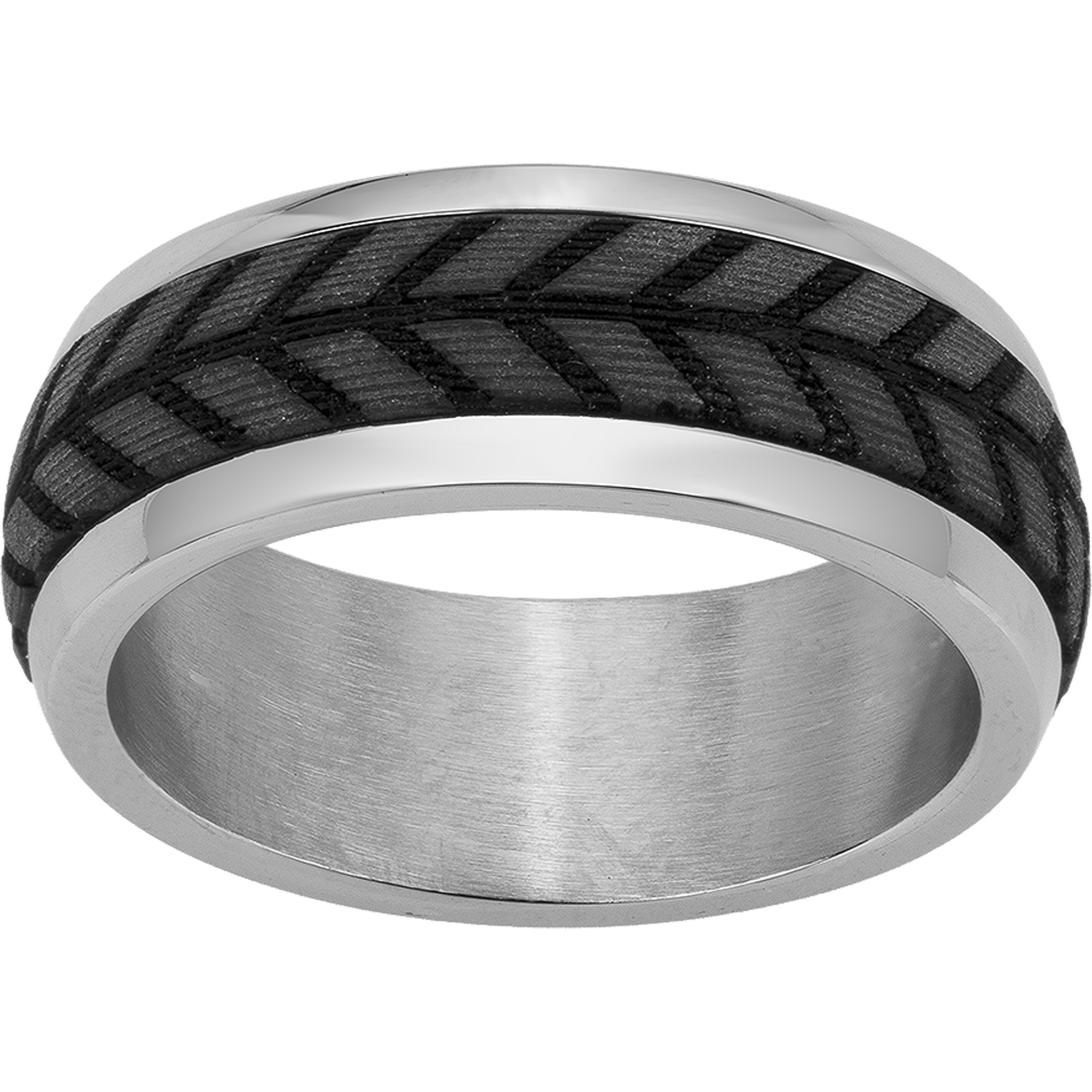 Bague Abelard Phebus Homme en Acier