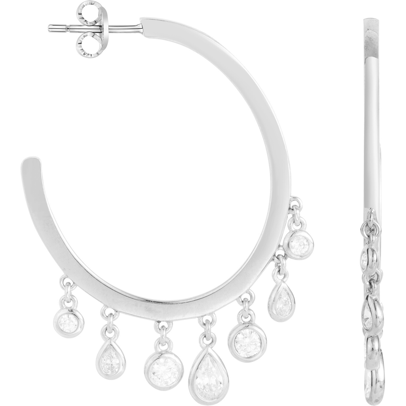 Boucles d'oreilles Phebus Femme en Argent