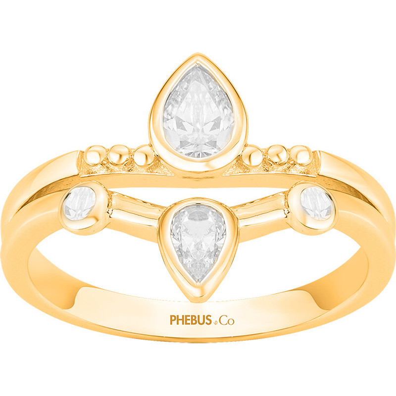 Bague Phebus Femme en Plaqué Or