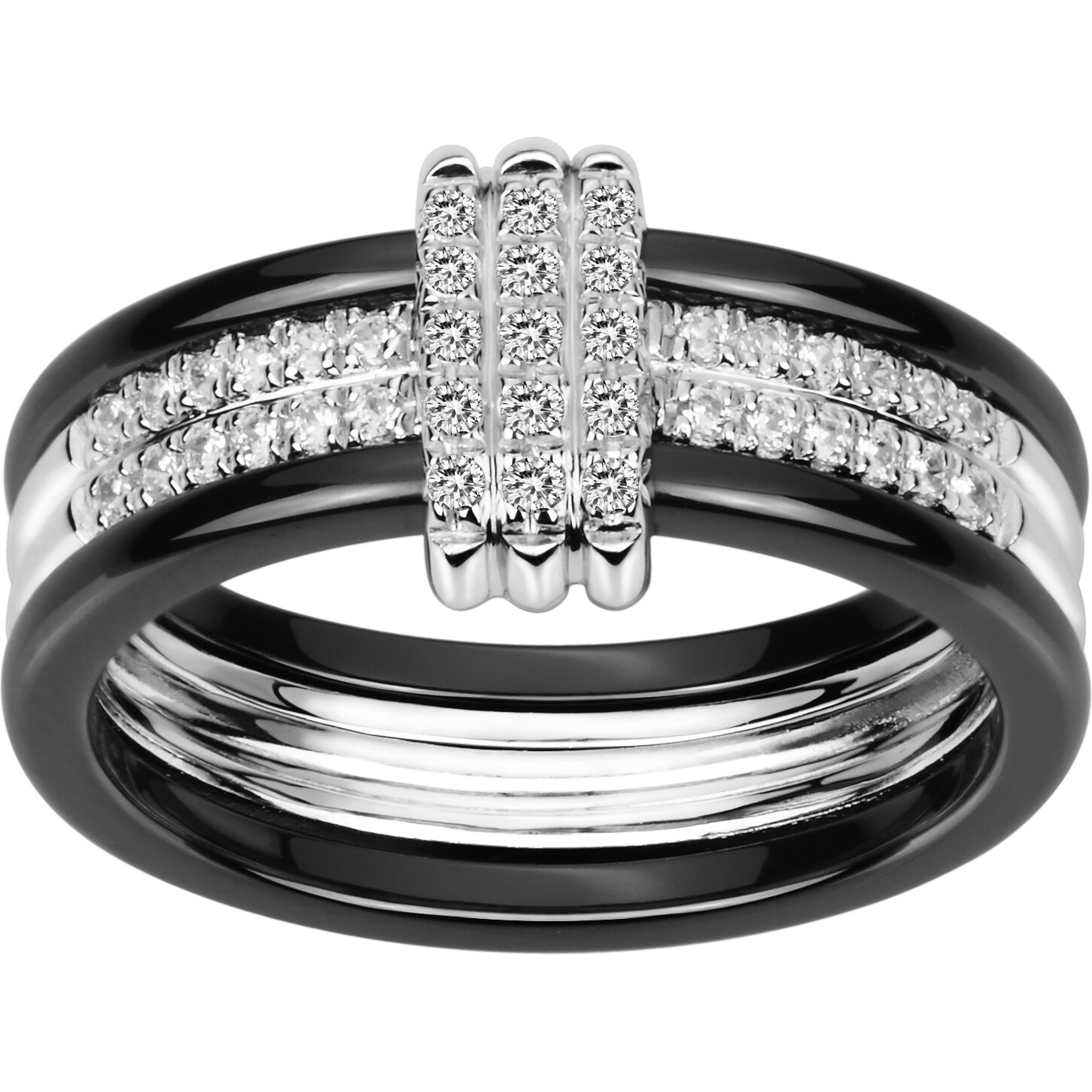 Bague Porcelaine Phebus Femme en Argent