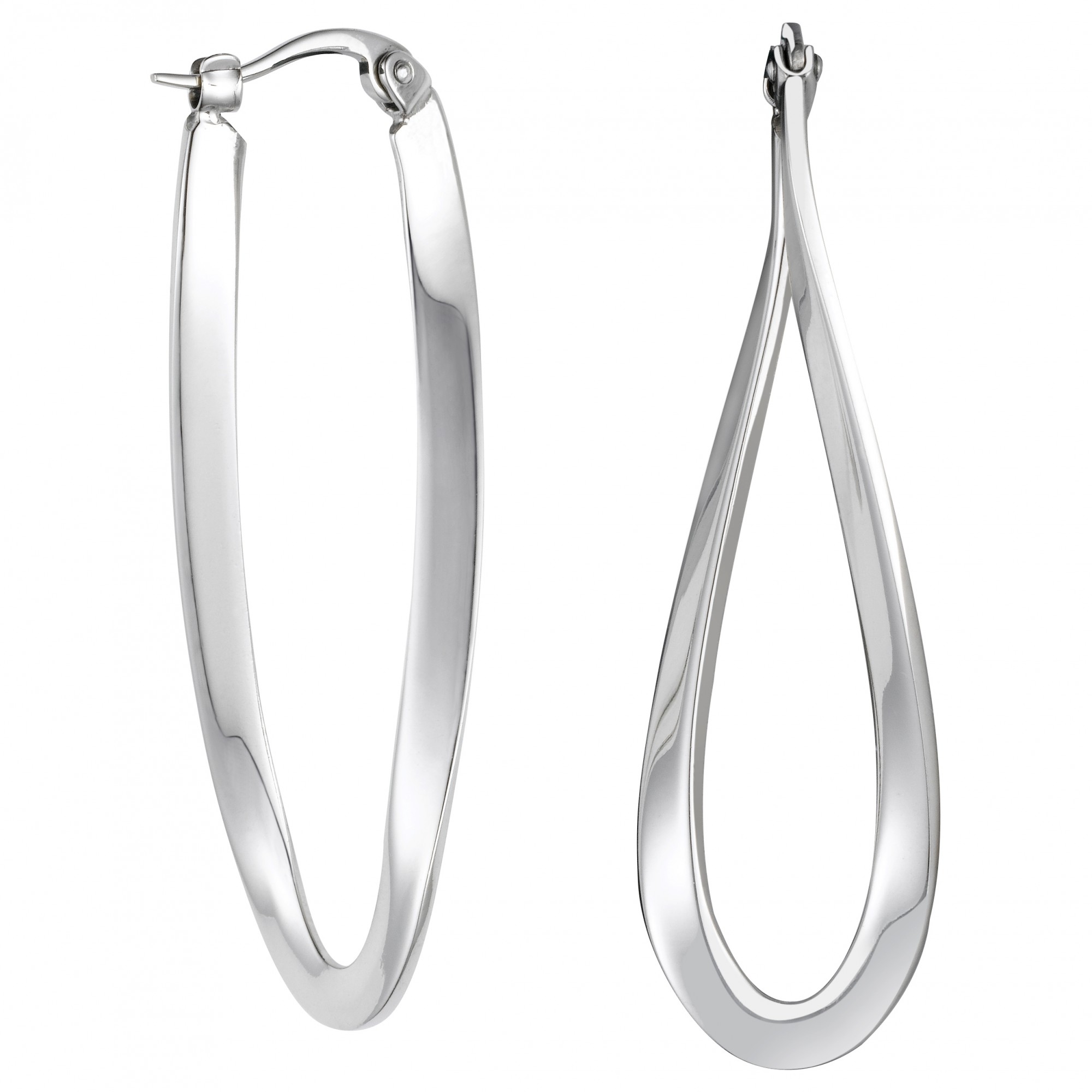 Boucles d'oreilles Violette Phebus Femme en Acier