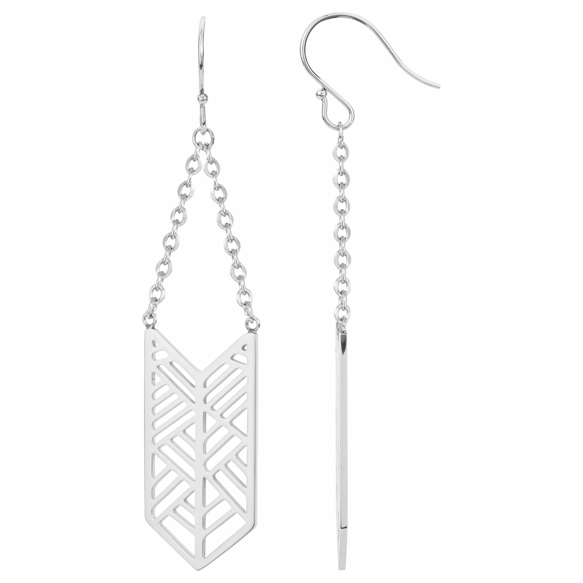 Boucles d'oreilles Phebus Femme en Acier