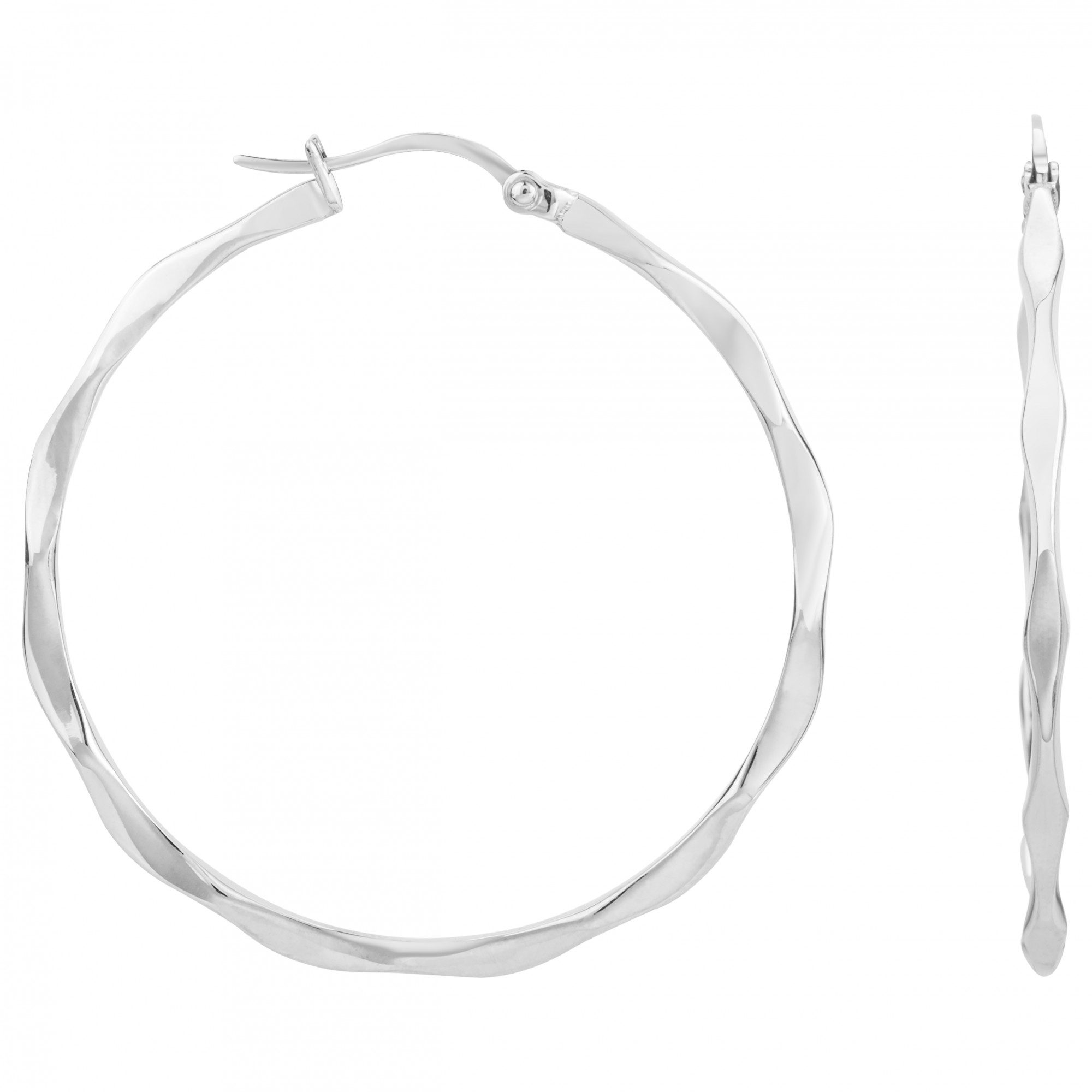 Boucles d'oreilles Jessica Phebus Femme en Acier