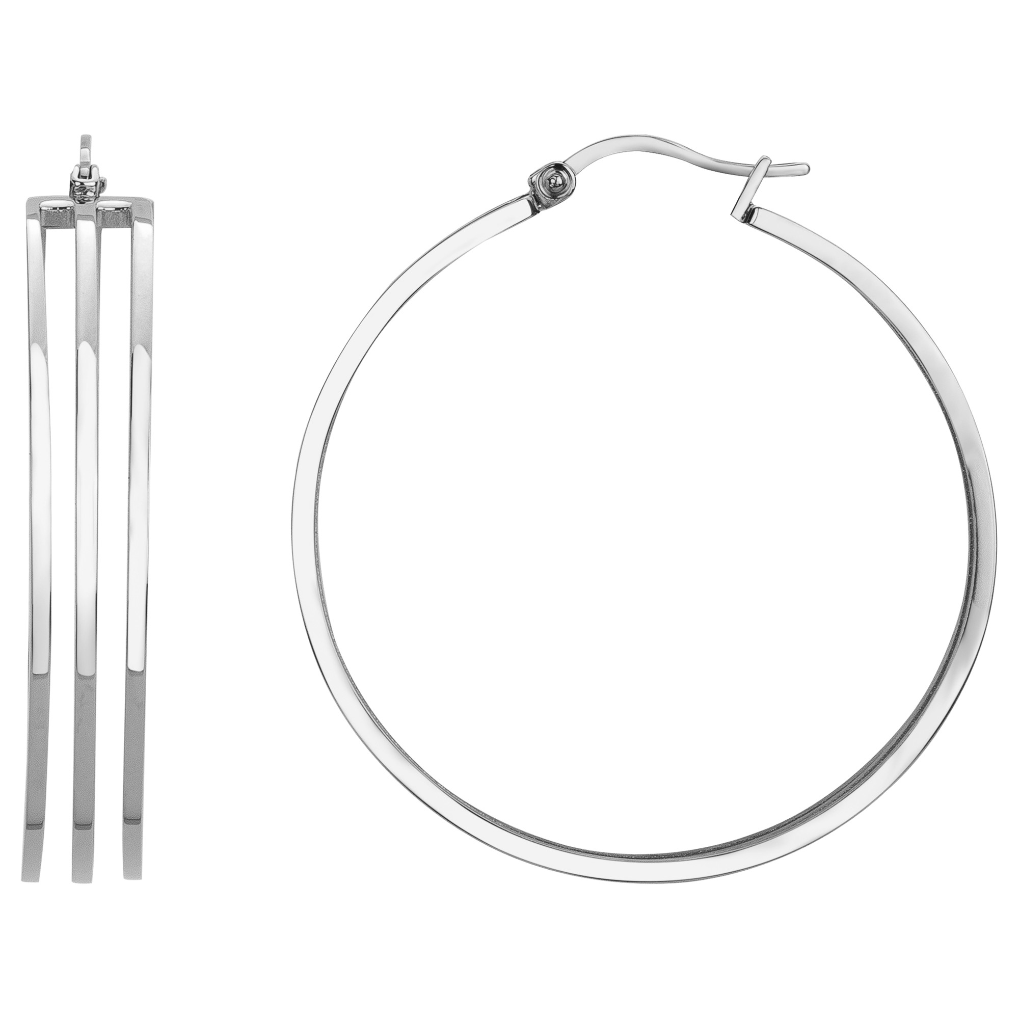 Boucles d'oreilles Sophie Phebus Femme en Acier