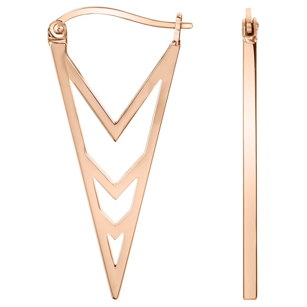 Boucles d'oreilles Phebus Femme en Acier