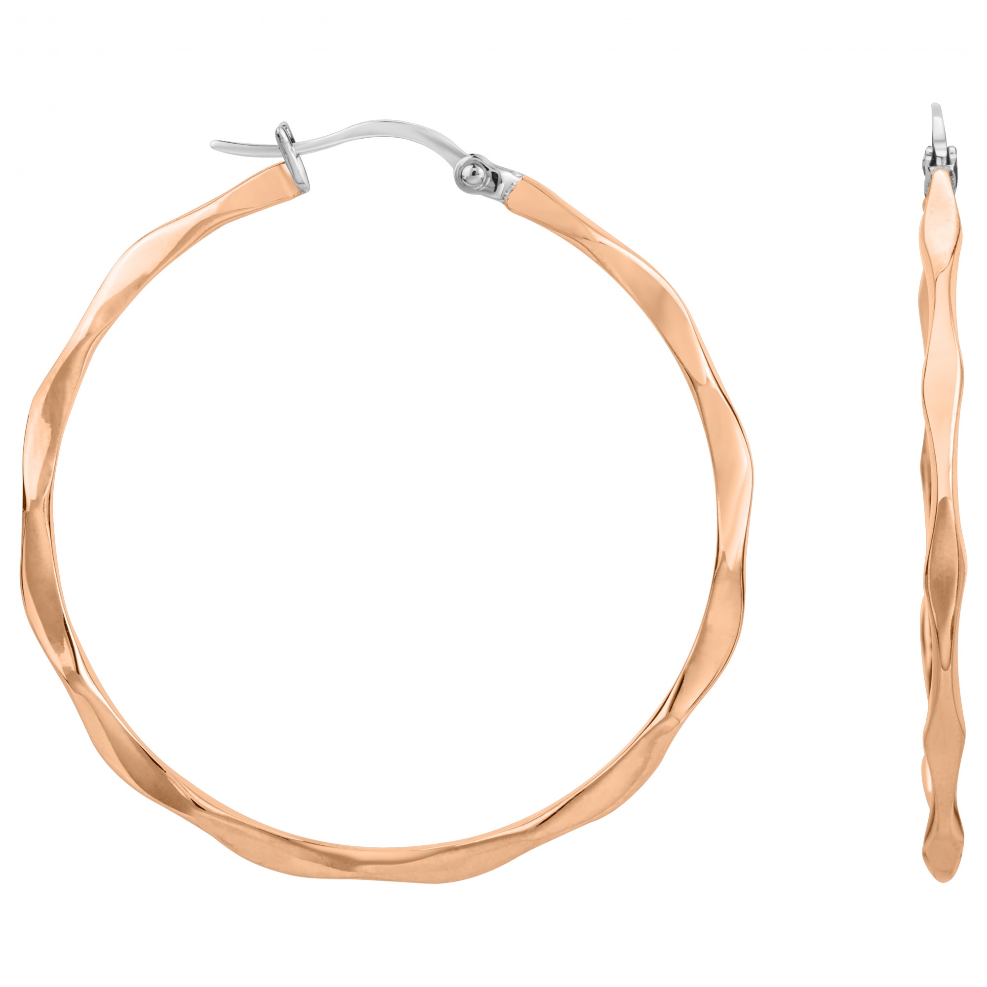 Boucles d'oreilles Jessica Phebus Femme en Acier