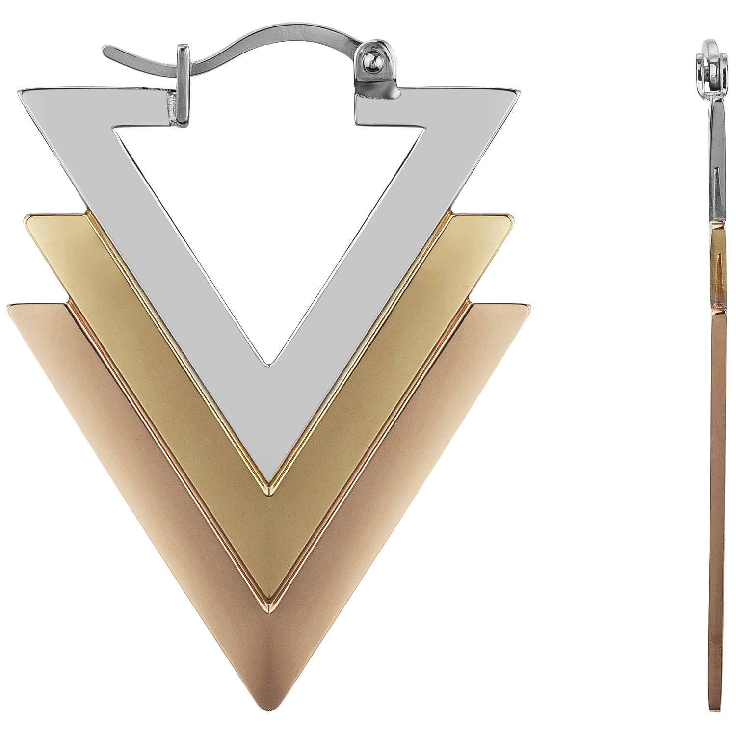 Boucles d'oreilles Phebus Femme en Acier
