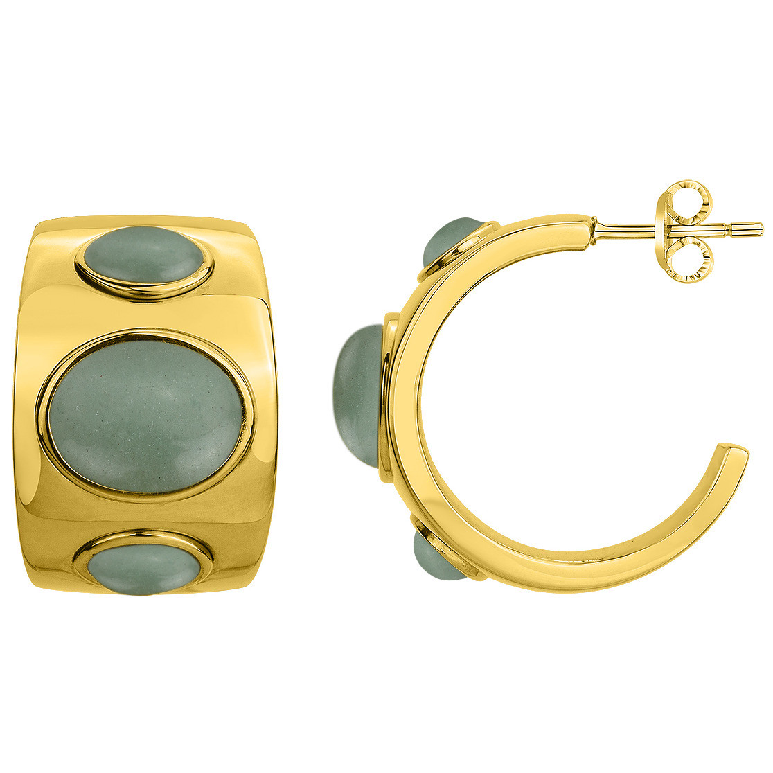 Boucles d'oreilles Phebus Femme en Acier
