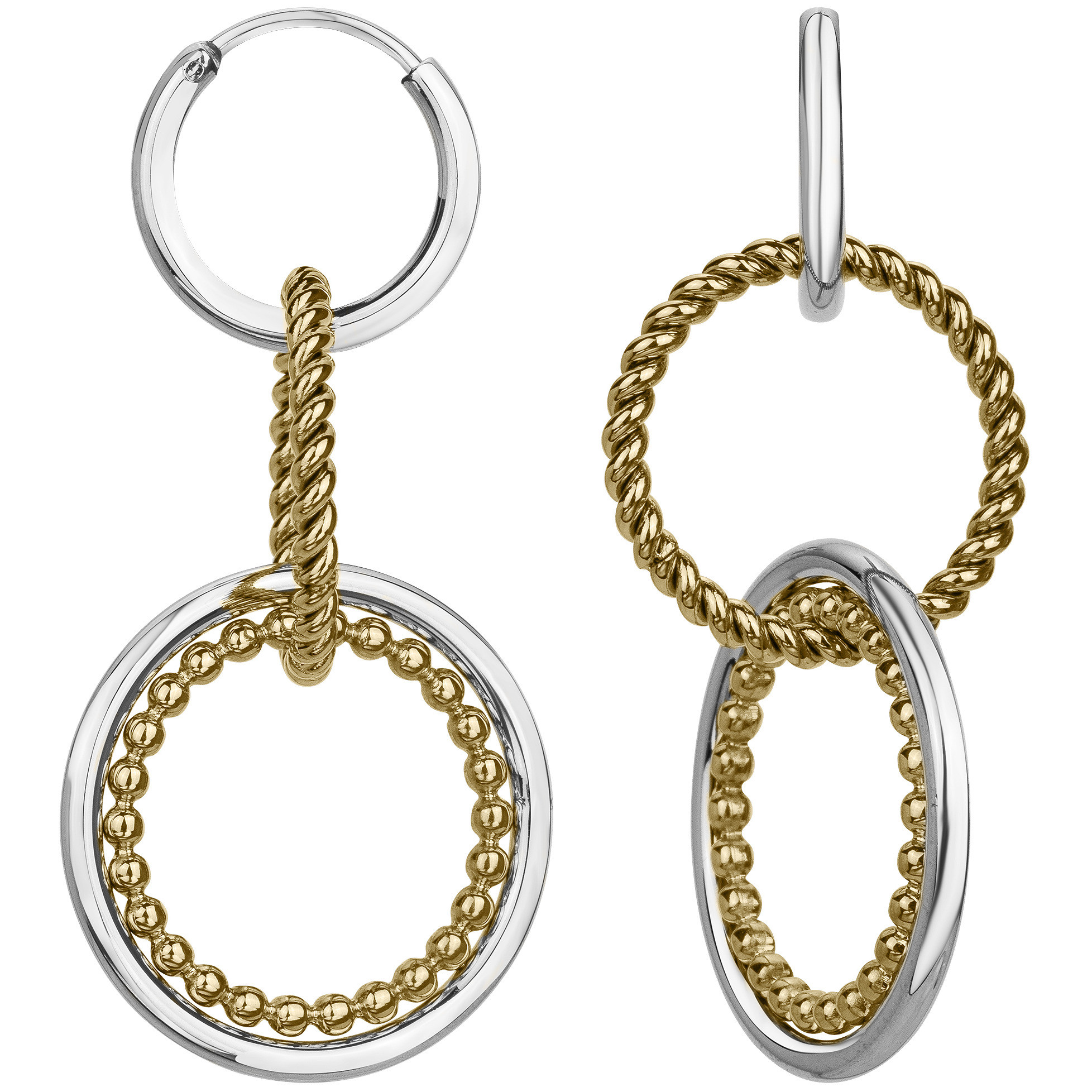 Boucles d'oreilles Emery Phebus Femme en Acier