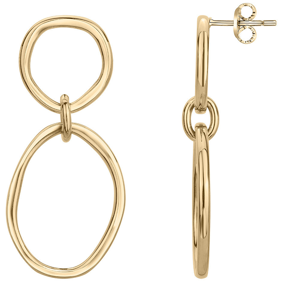 Boucles d'oreilles Elisabeth Phebus Femme en Acier