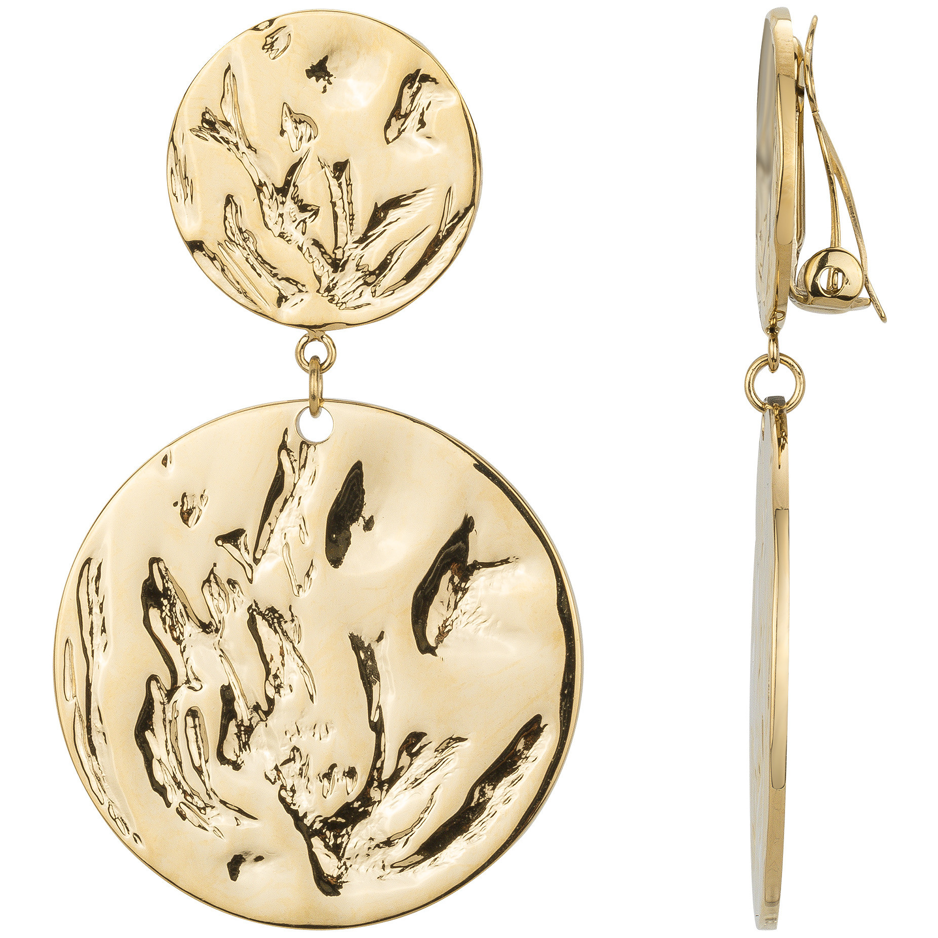 Boucles d'oreilles Zorha Phebus Femme en Acier