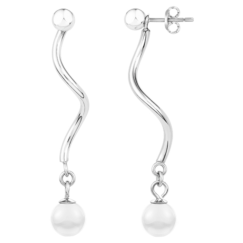 Boucles d'oreilles Violet Phebus Femme en Acier