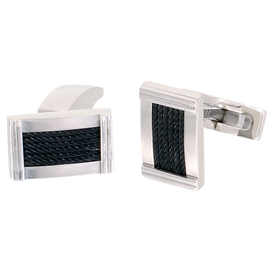 Boutons de manchette Sasha Phebus Homme en Acier