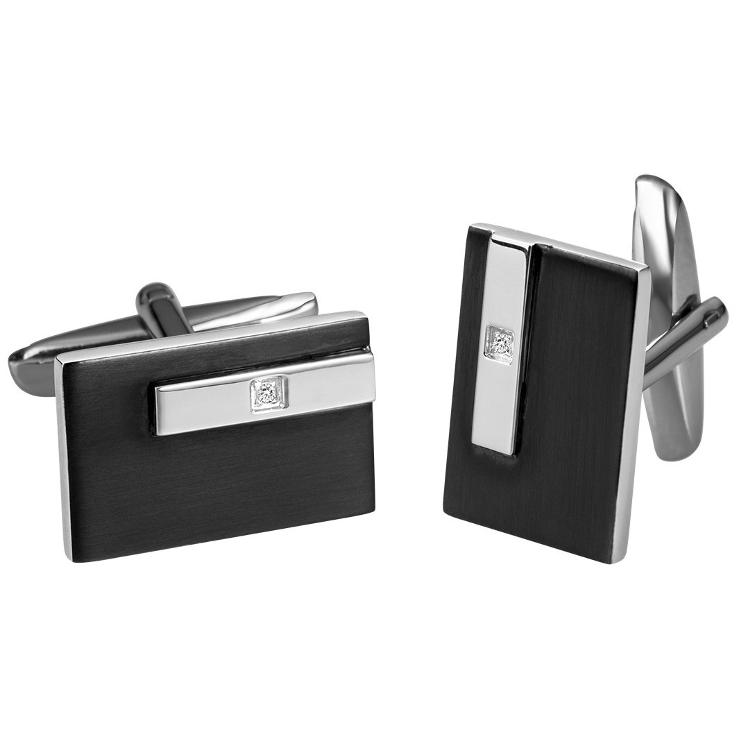 Boutons de manchette Christiano Phebus Homme en Acier
