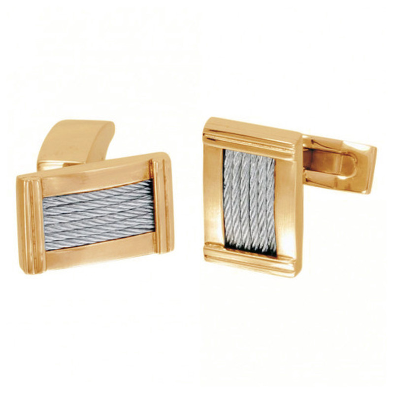 Boutons de manchette Sasha Phebus Homme en Acier