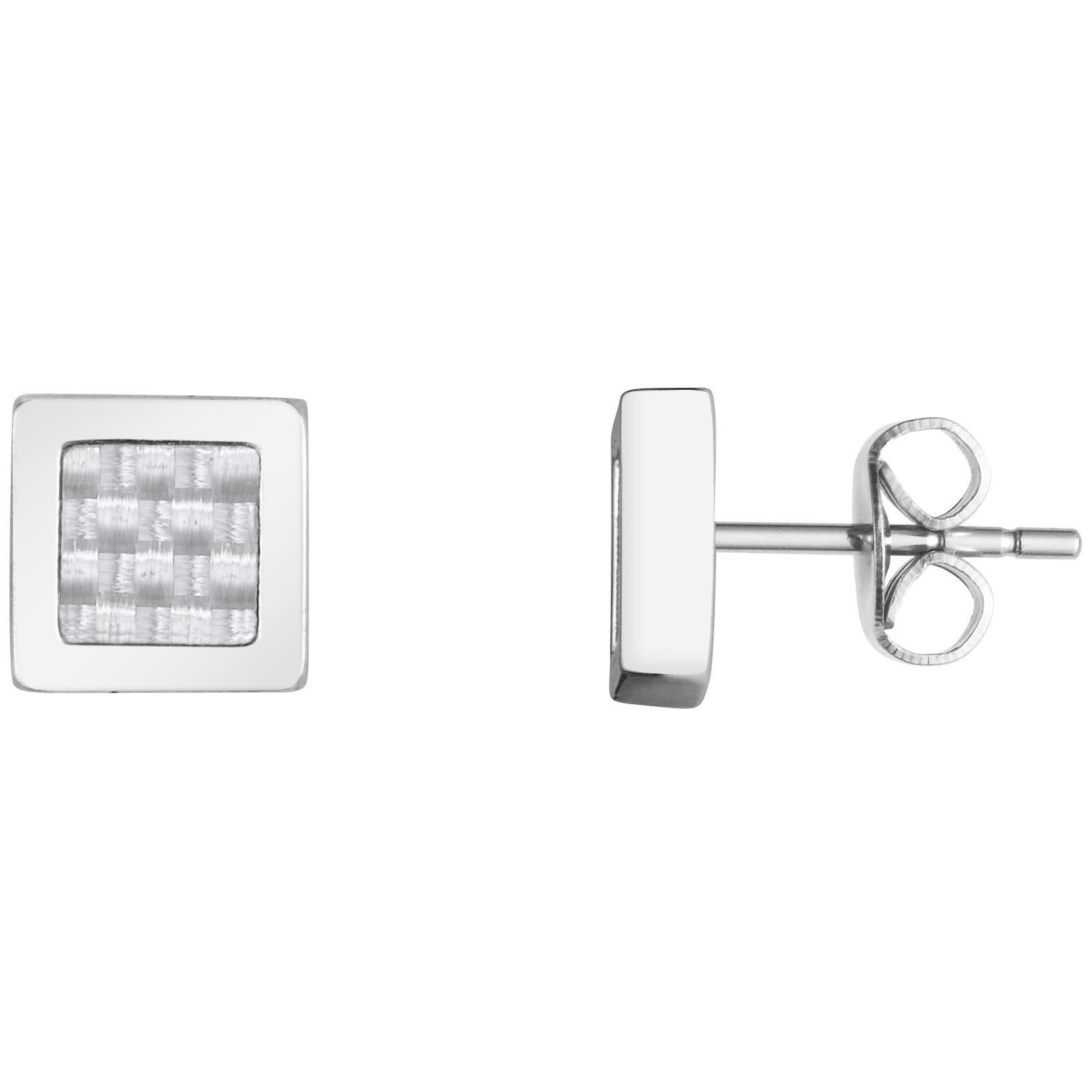 Boucles d'oreilles Cédric Phebus Homme en Acier