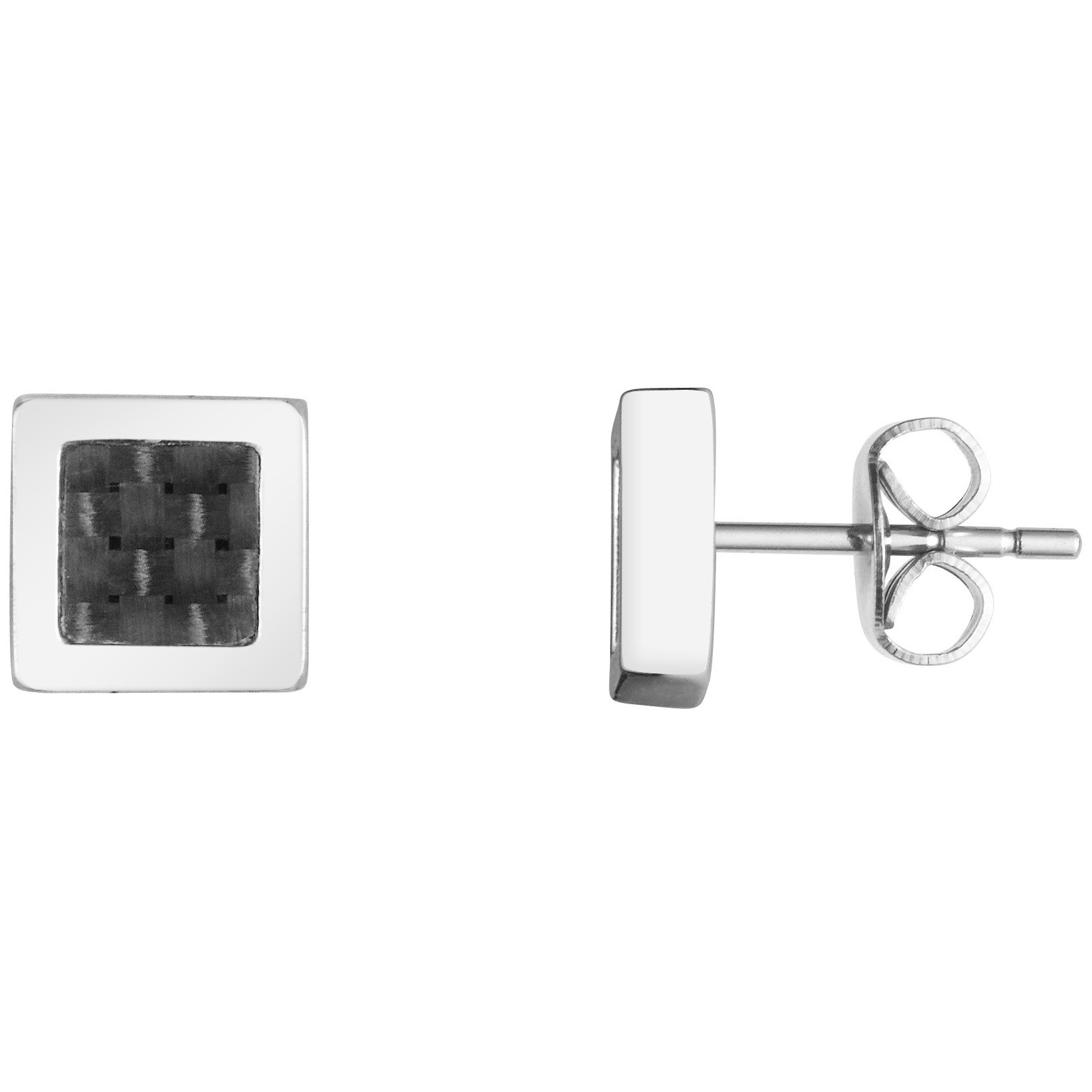 Boucles d'oreilles Cédric Phebus Homme en Acier
