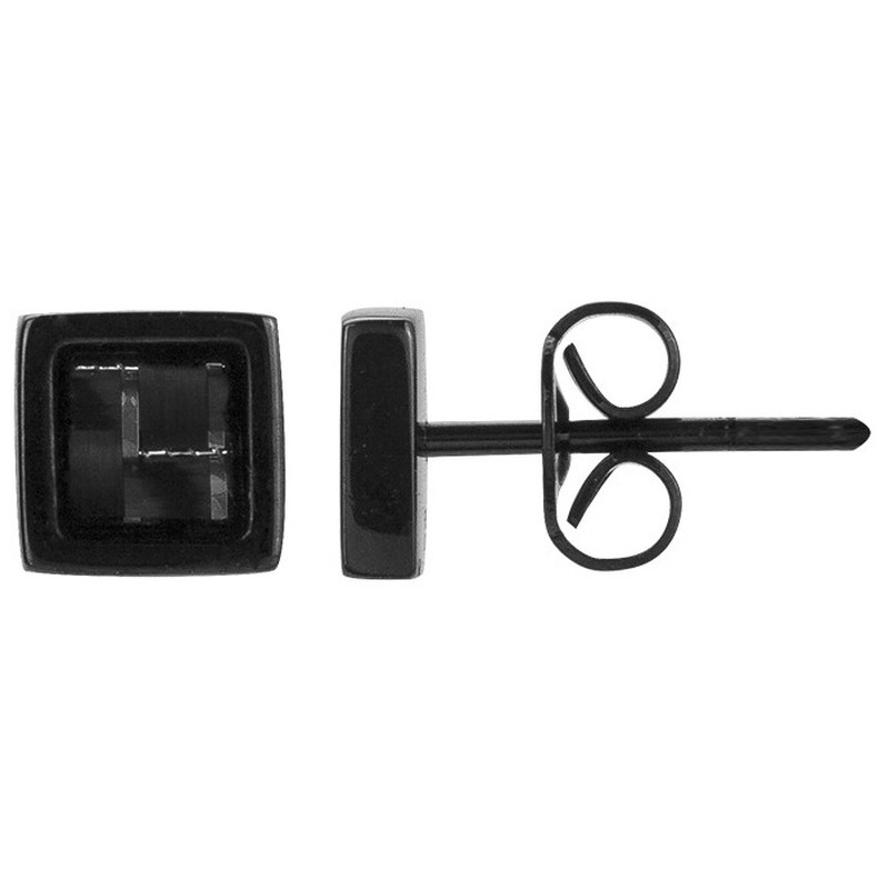 Boucles d'oreilles Cédric Phebus Homme en Acier