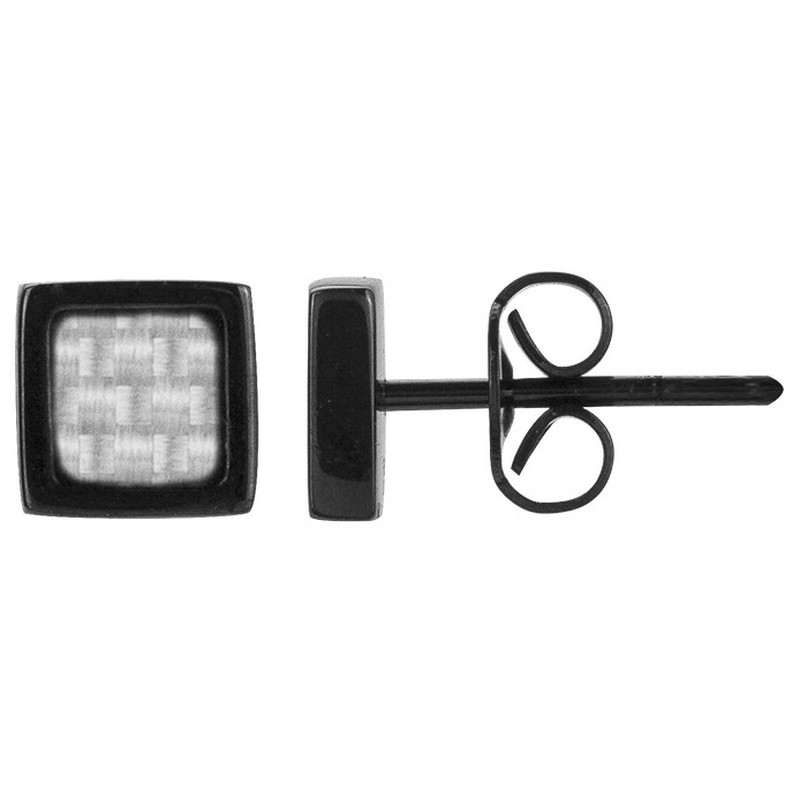 Boucles d'oreilles Cédric Phebus Homme en Acier