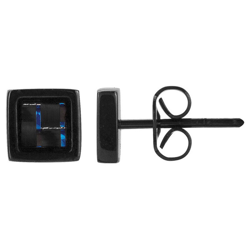 Boucles d'oreilles Cédric Phebus Homme en Acier