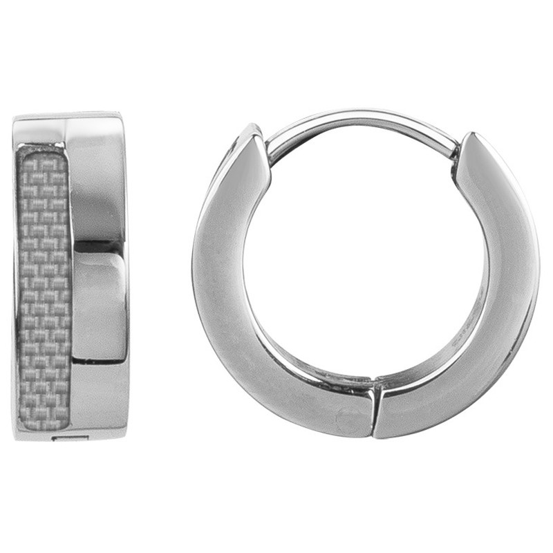 Boucles d'oreilles Ivan Phebus Homme en Acier