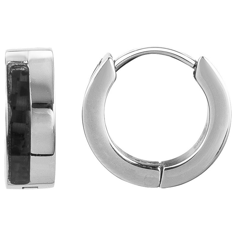 Boucles d'oreilles Ivan Phebus Homme en Acier