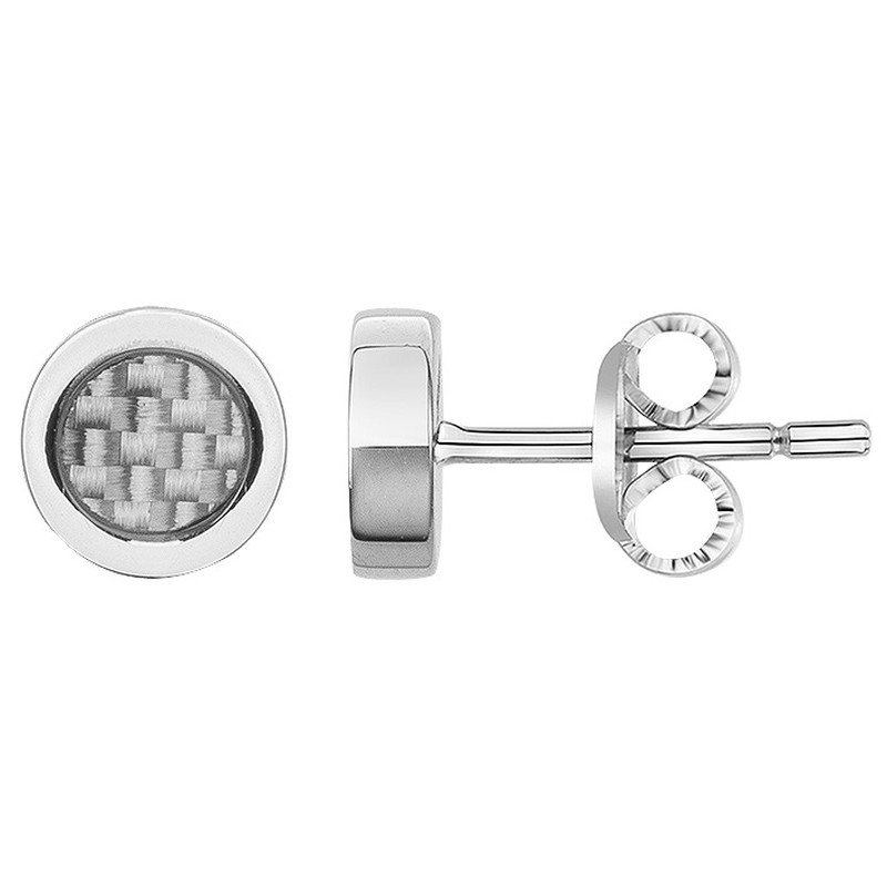 Boucles d'oreilles Séverin Phebus Homme en Acier